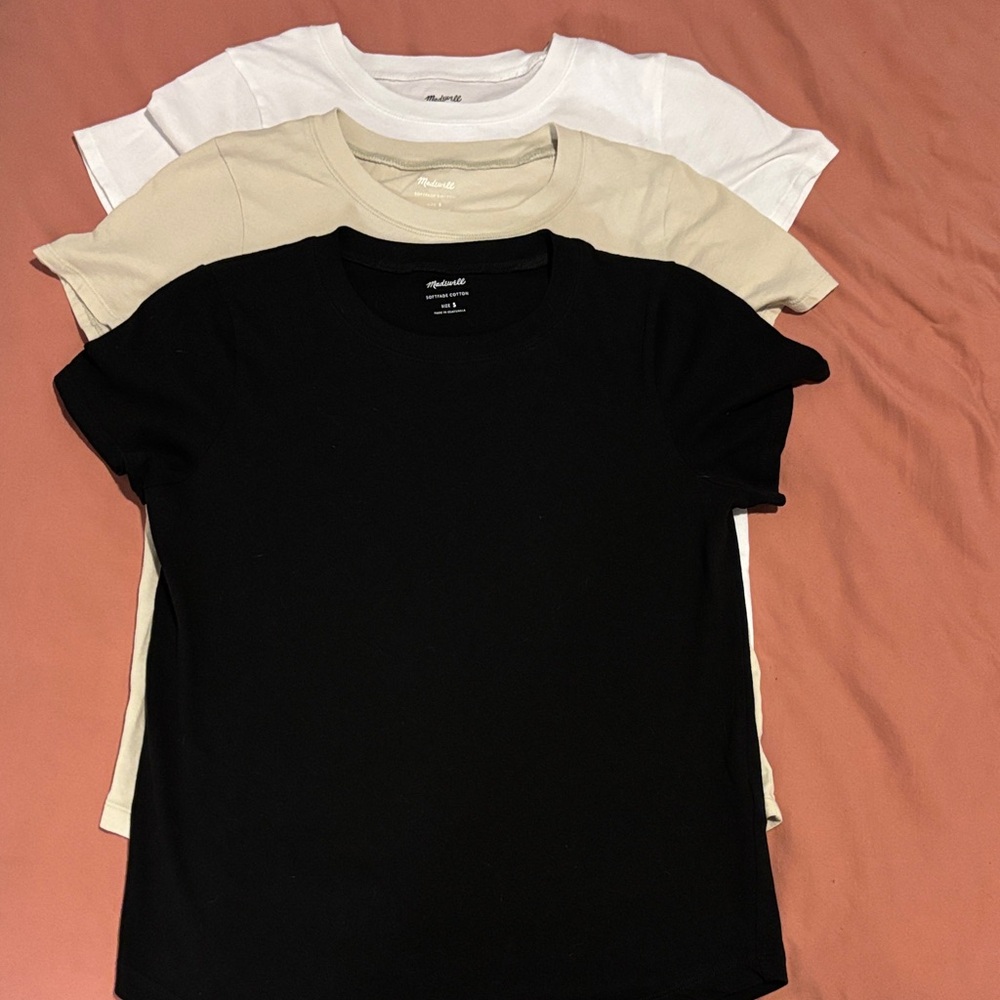 Madewell Cotton Crewneck Tee Bundle